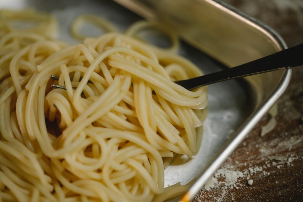 zalm spinazie pasta